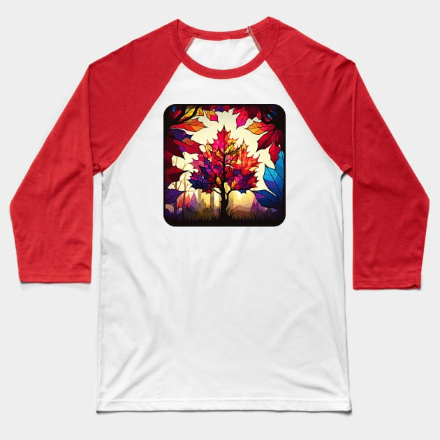 Maple Tree Baseball T-Shirt by BellaDatura